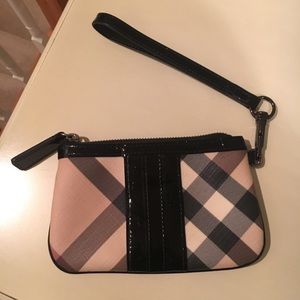 Burberry Plaid Wristlet $375